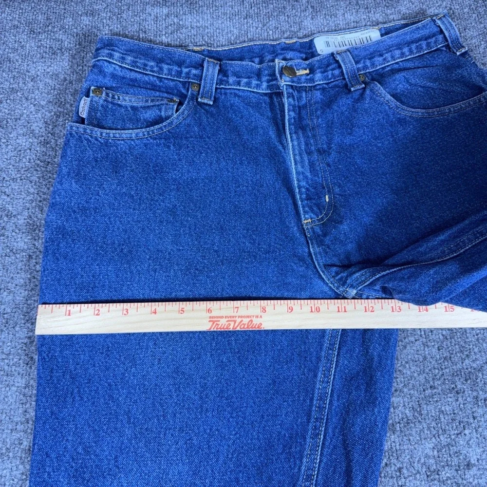 Carhartt Relaxed Fit Jeans Mens 34x30 Medium Wash Blue Denim Work Pants 381-83